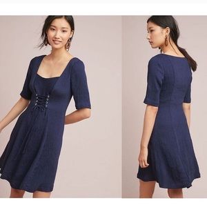 Navy anthro dress